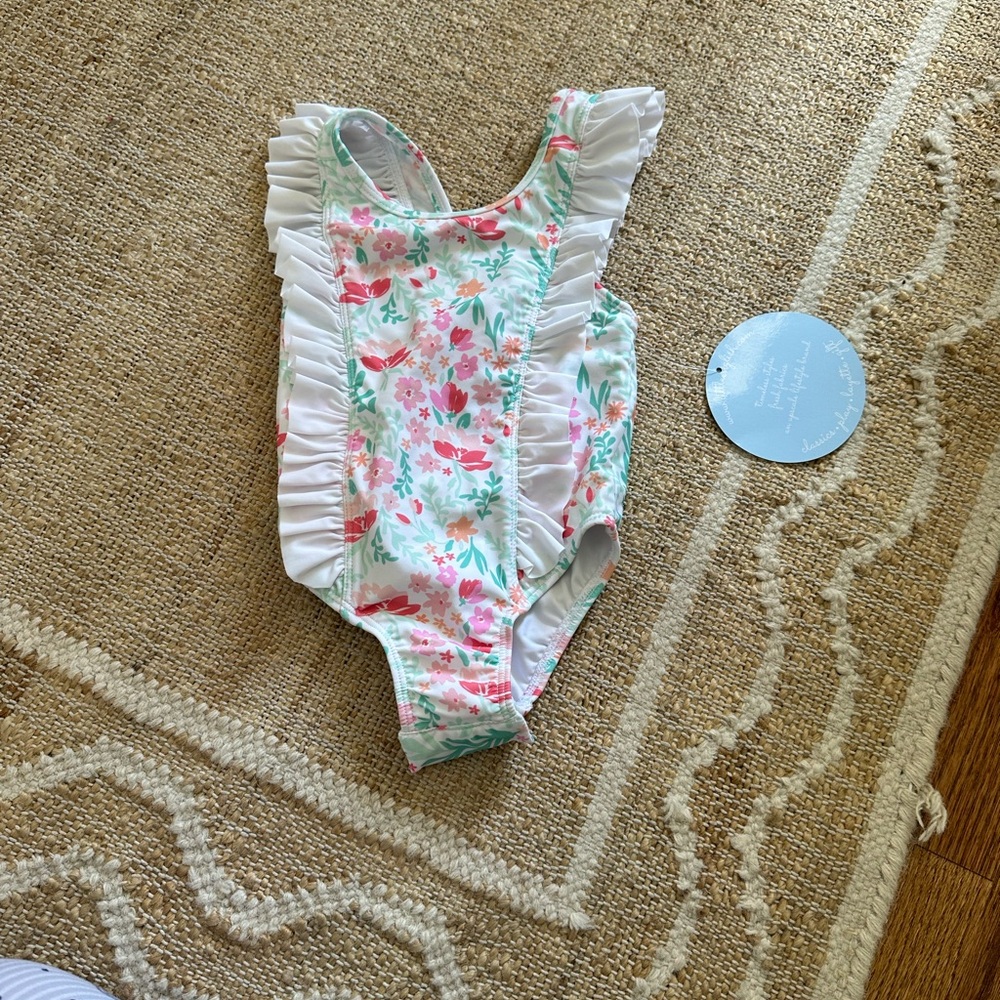 Little English floral swimsuit